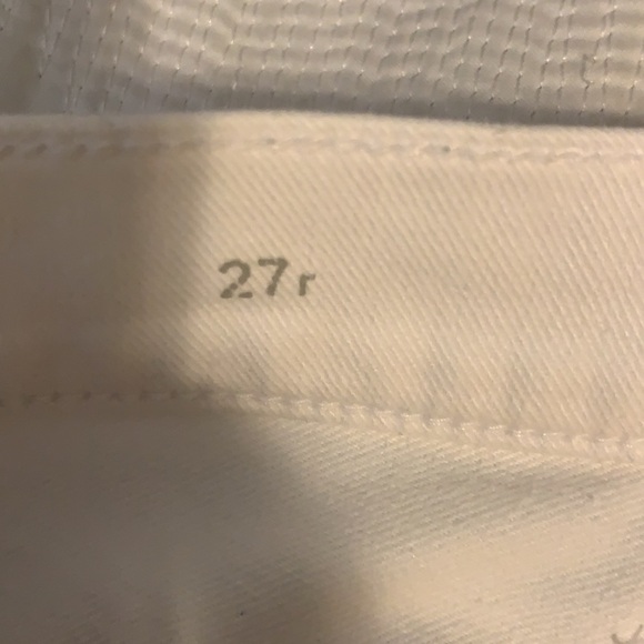 GAP 1969 White Ankle Mid Rise Jeans, 27r - Picture 5 of 7